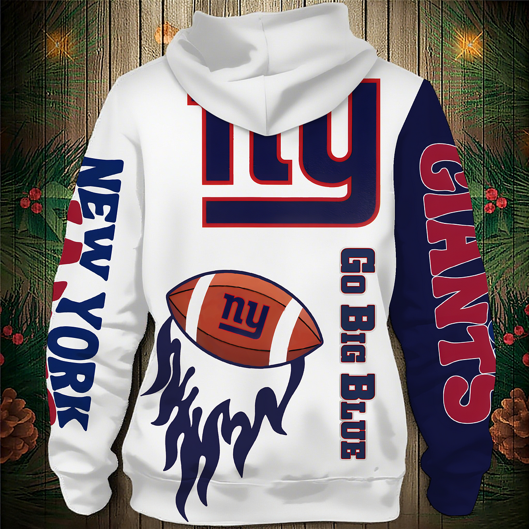 NYG Premium NFL V2 3D Graphic Hoodie DDT NTL