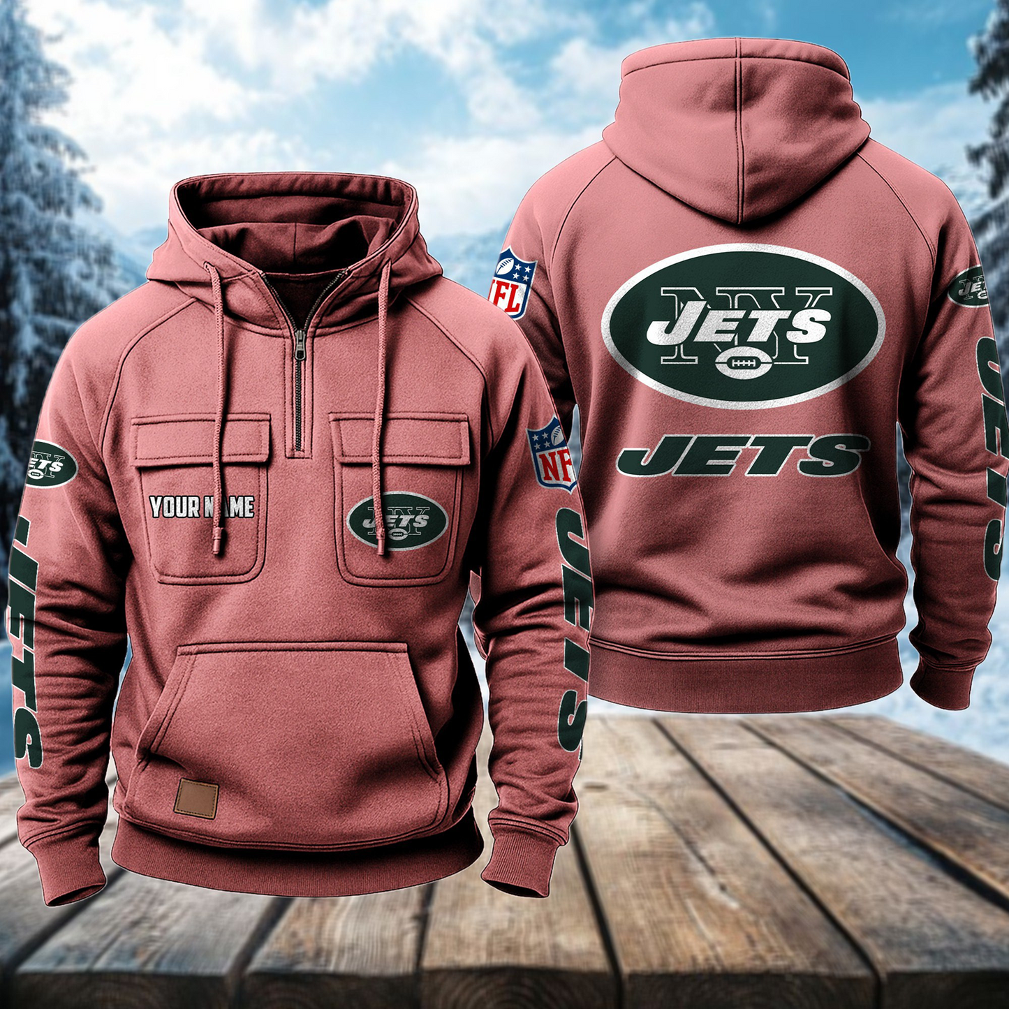 NYJ x NFL Premium Hoodie DATND TANTD