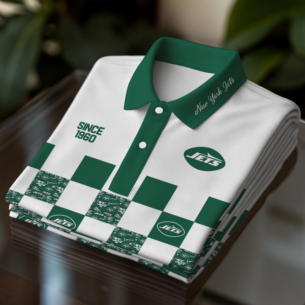 NYJ Premium NFL V3 Polo Shirt DDT NTL