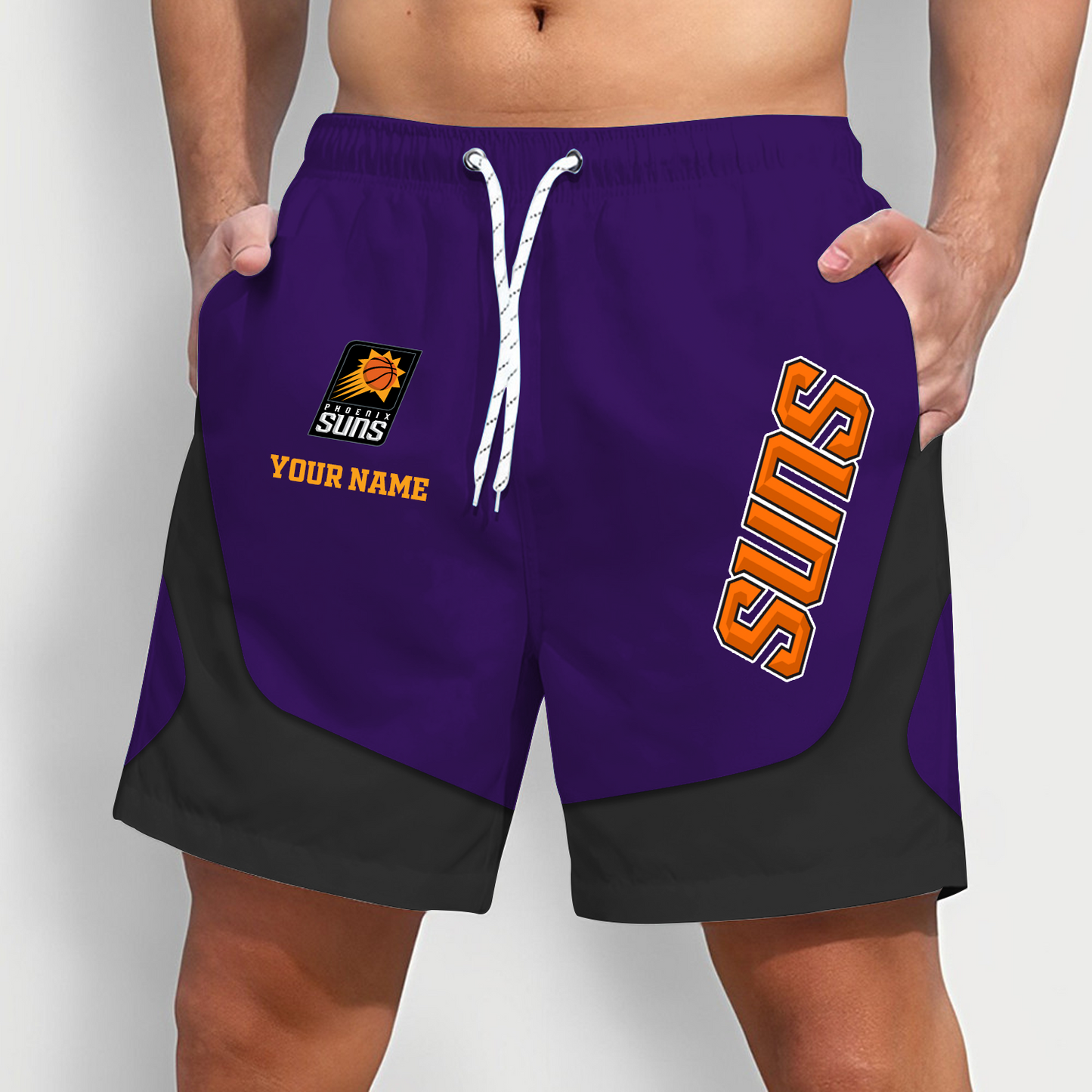 PHX x NBA Team Special Short Pants For Men Custom Name Gifts DATND TANTD