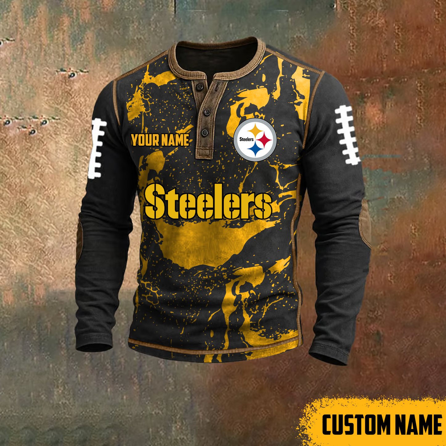 PIT x NFL LONG SLEEVE SHIRT DATND TANTD