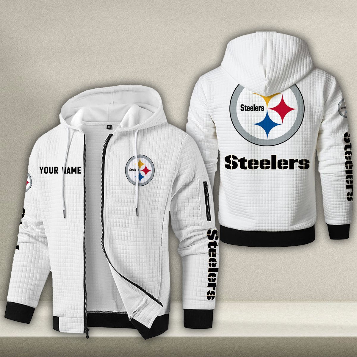 PIT x NFL Quilted Zip Hoodie DatND DVT