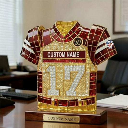 PREMIUM CRYLIC BLOCK NFL X WAS NDT NHM