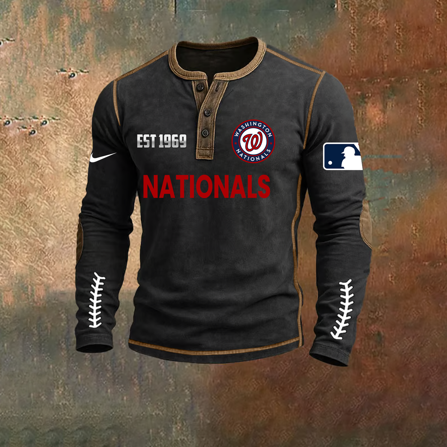 PREMIUM MLB X WAS LONG SLEEVE SHIRT NDT TDT