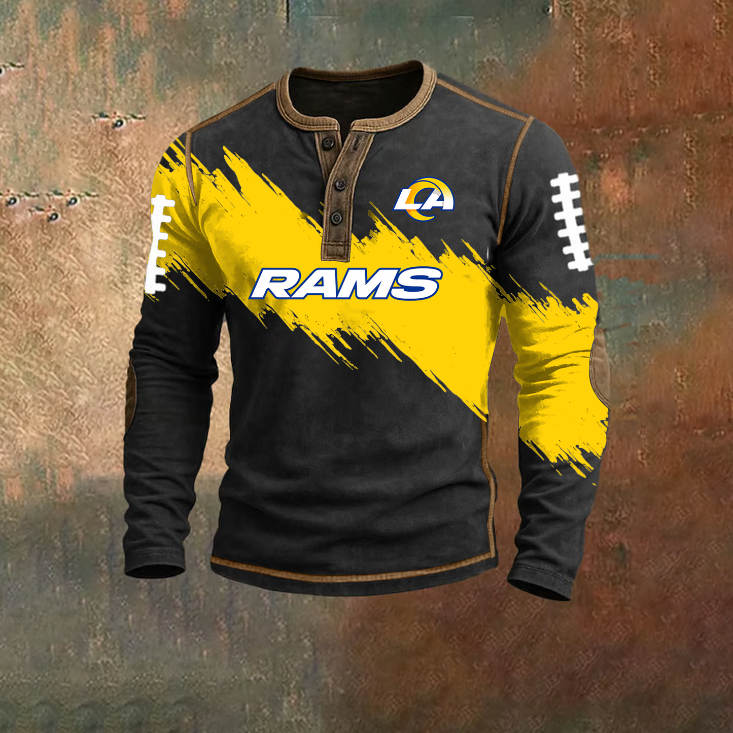 PREMIUM NFL X LAR HENLEY LONG SLEEVE OUTFIT SHIRT NDT TDT