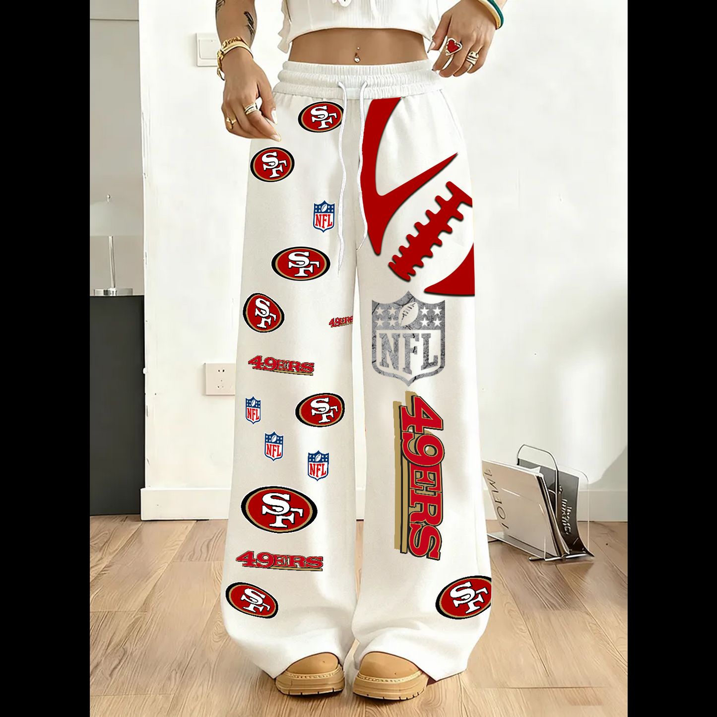 PREMIUM NFL X SF 3D Casual Graphic Sweatpants NDT TDT