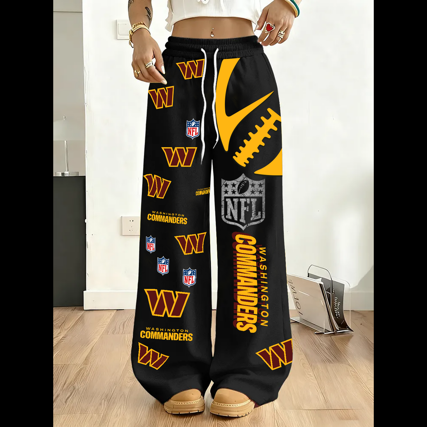 PREMIUM NFL X WAS 3D Casual Graphic Sweatpants NDT TDT