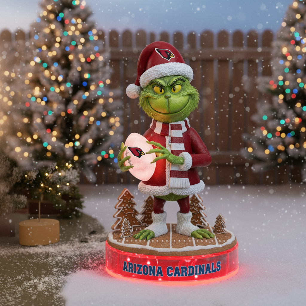 PREMIUM Whoville X ARI Holiday Spirit Collectible Grinch Statue Led nite NDT NHM