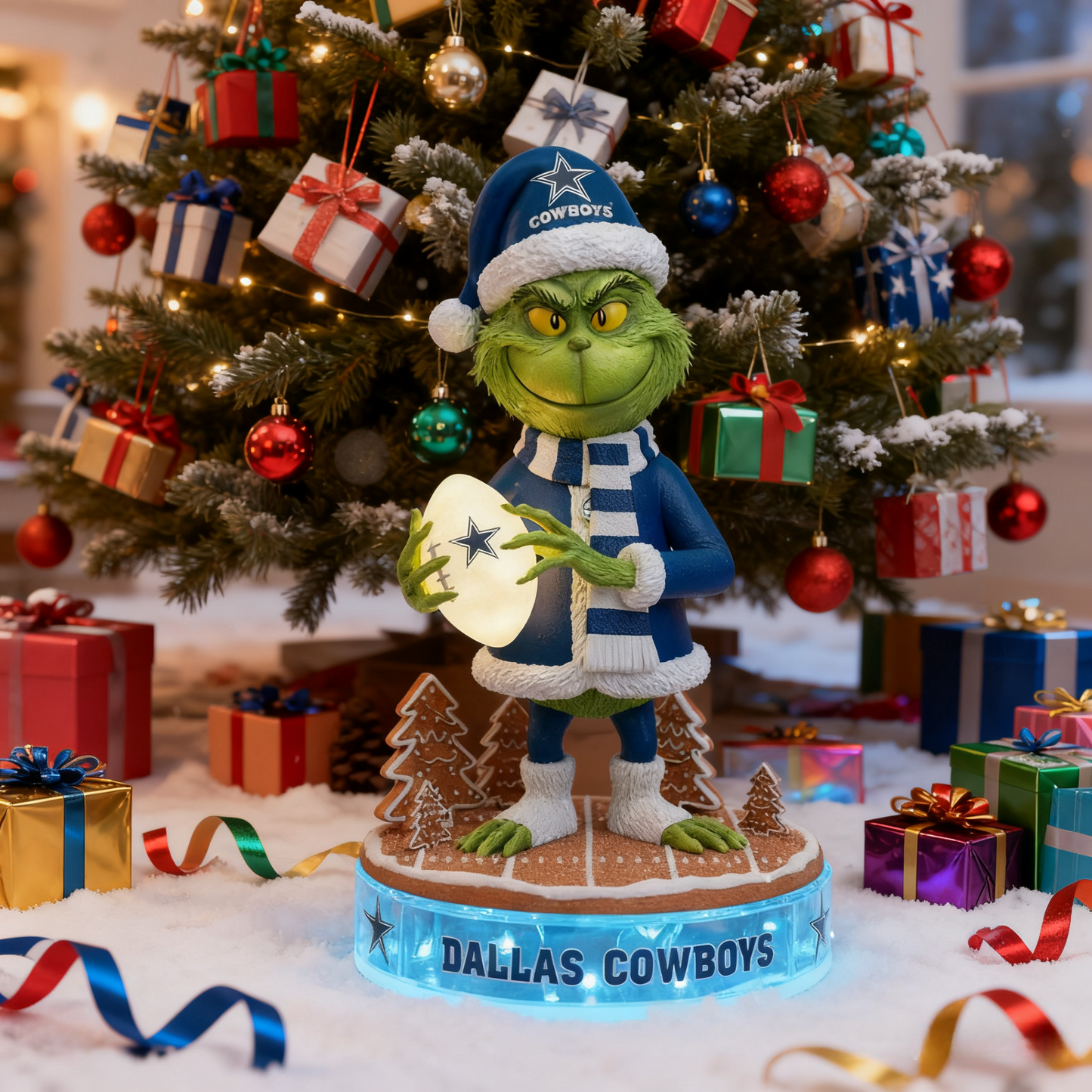 PREMIUM Whoville X DAL Holiday Spirit Collectible Grinch Statue Led ligt NDT NHM