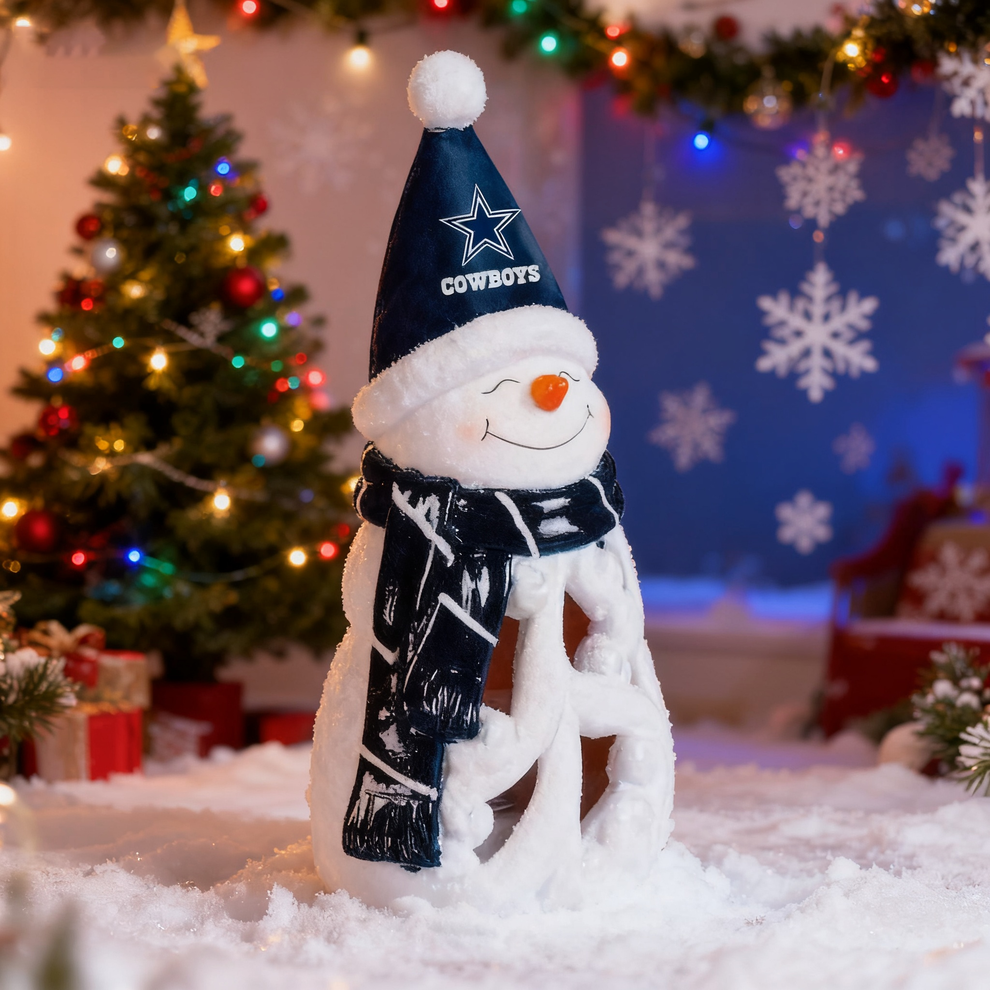PREMIUM NFL X DAL LED Christmas Snowman Decorative Lights 2510 NDT
