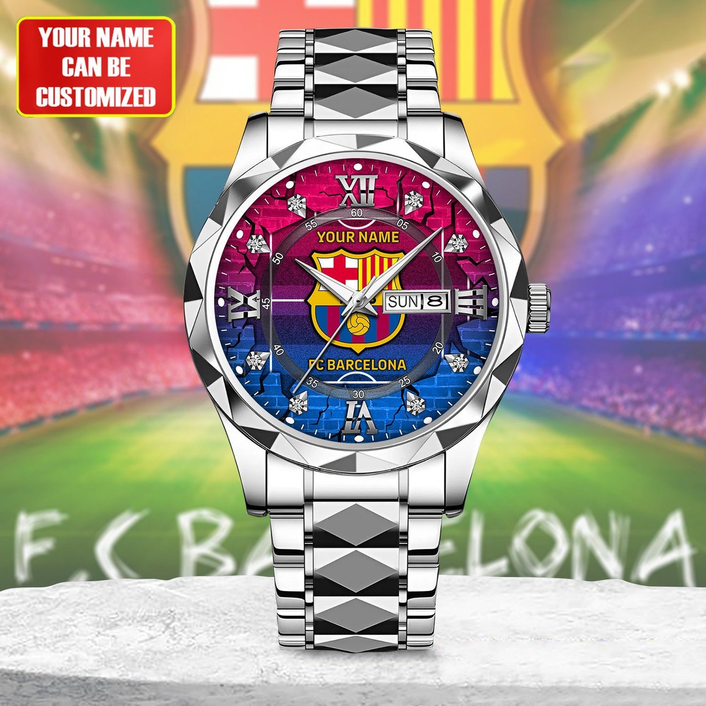 Personalized FCB x Alloy Luxury Quartz Watch DATND TANTD 281025