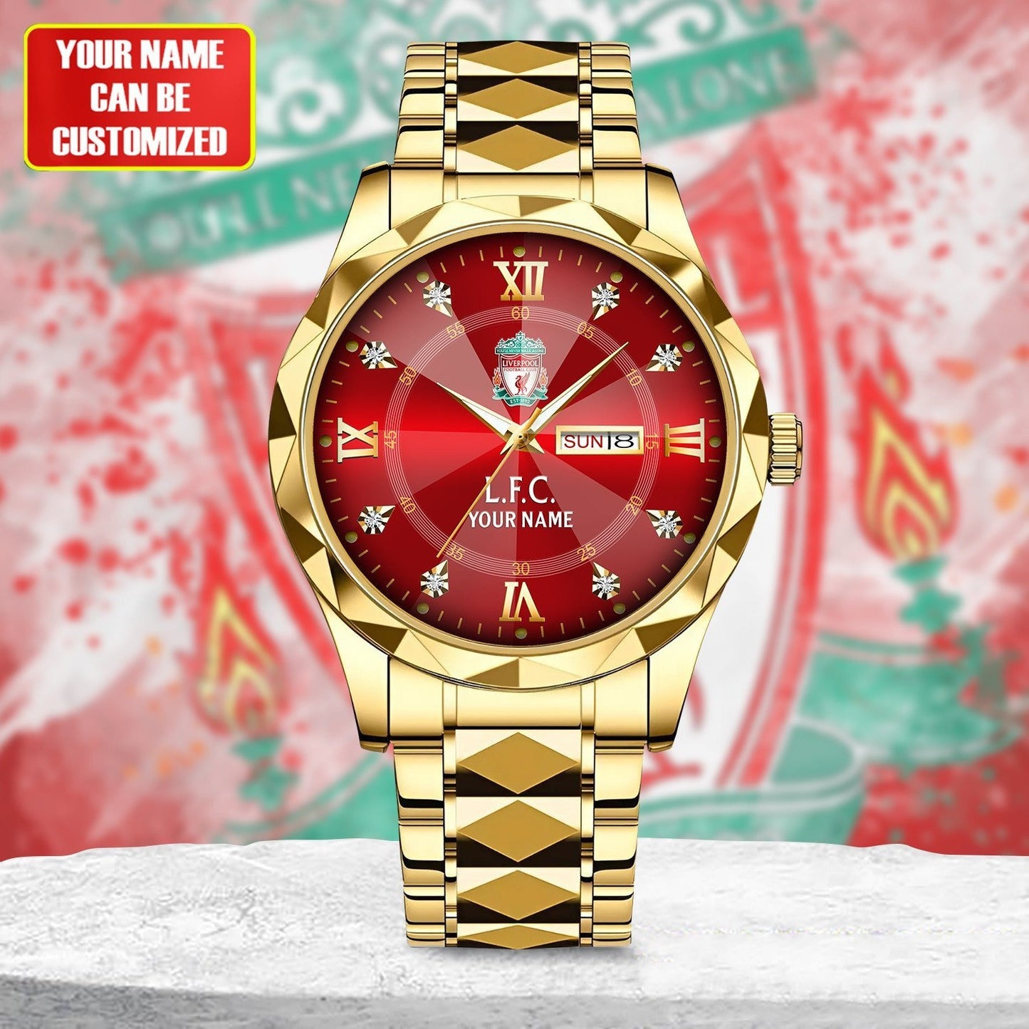 Personalized LIV x EPL Alloy Luxury Quartz Watch V2 DATND TANTD 281025
