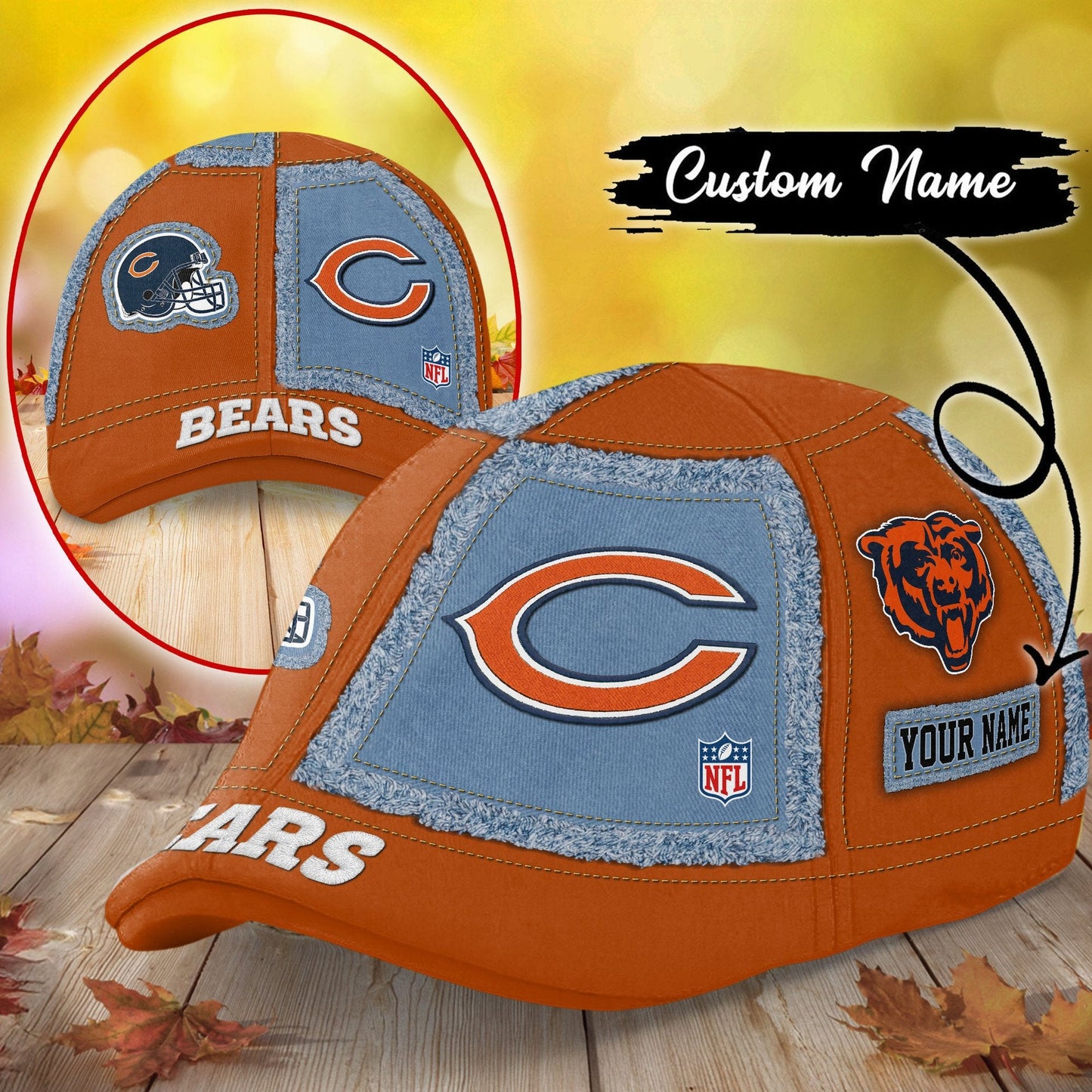 Premium NFL CHI Ivy Cap V1 NMD NHM