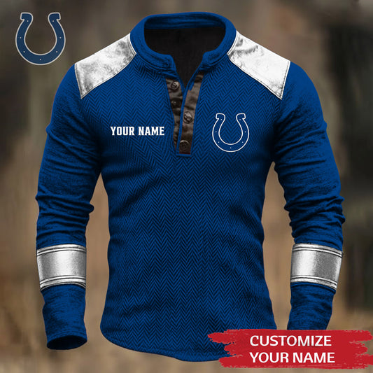 Premium NFL IND Button Down Jacket V1 NMD NHM