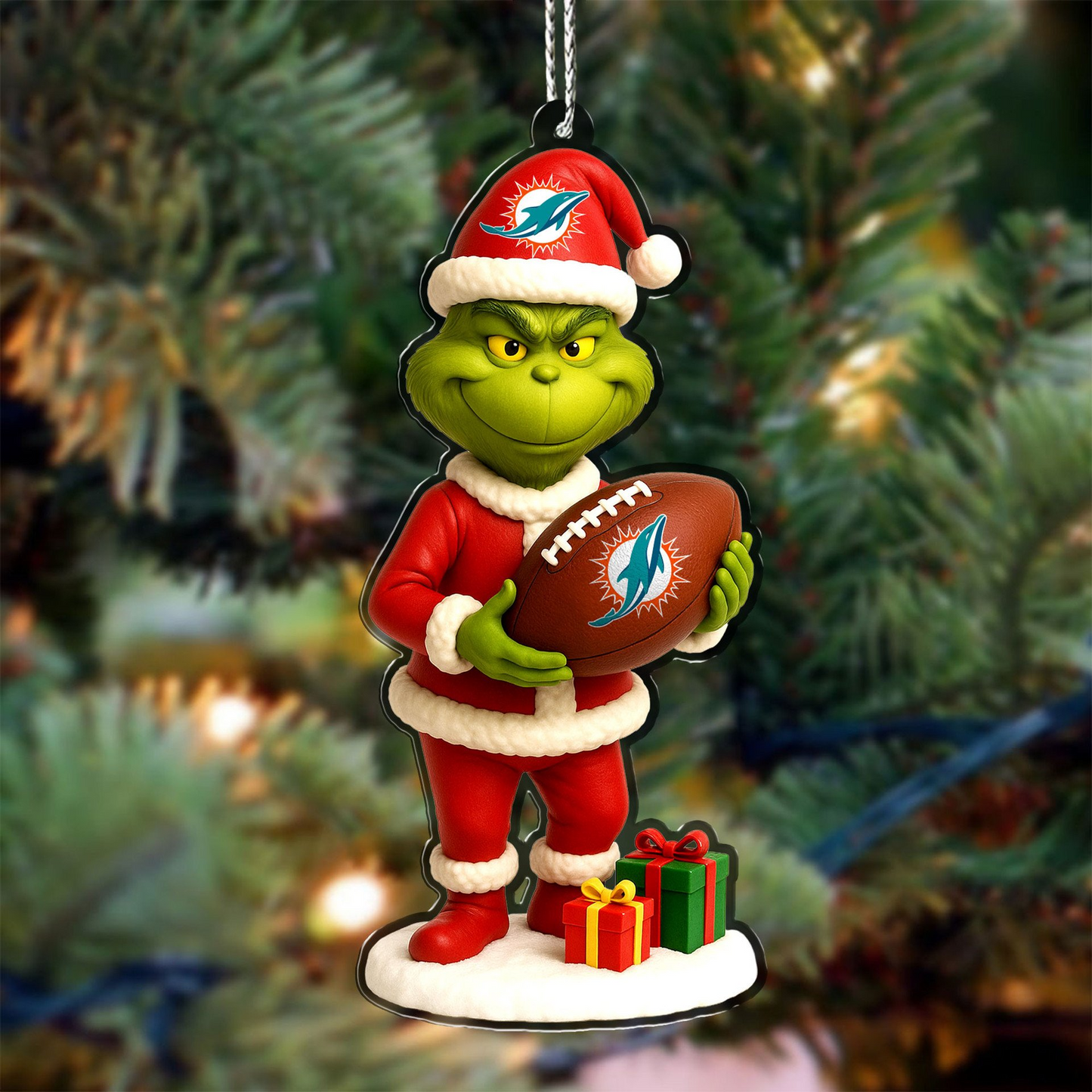 Premium NFL MIA Chrismast Ornament V4 NMD TTV