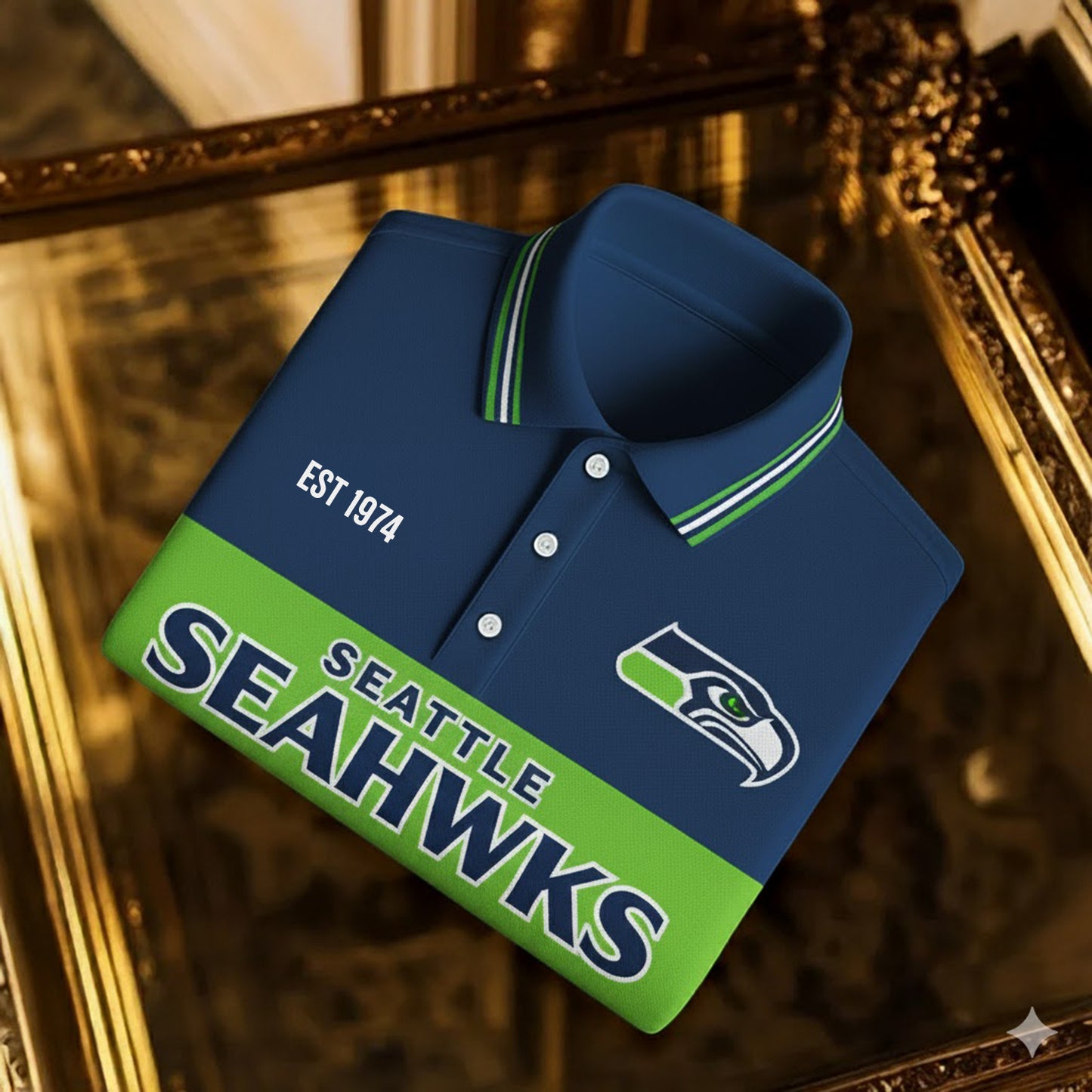 Premium NFL X SEA Classic Polo Shirt NDT NHM