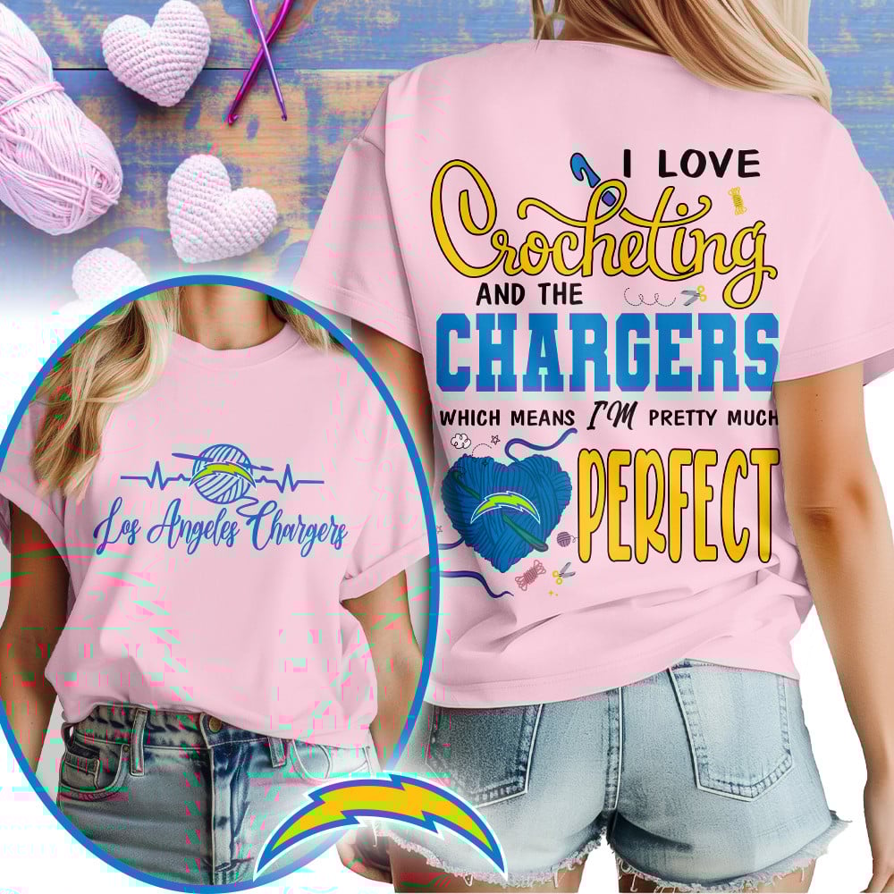 Premium NFL x LAC Crochet Fan 3D Shirt NDT NHM 2810