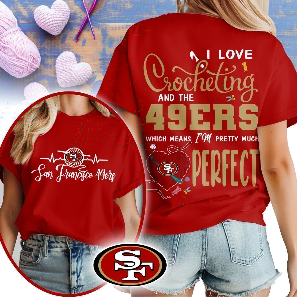 Premium NFL x SF Crochet Fan 3D Shirt NDT NHM 2810