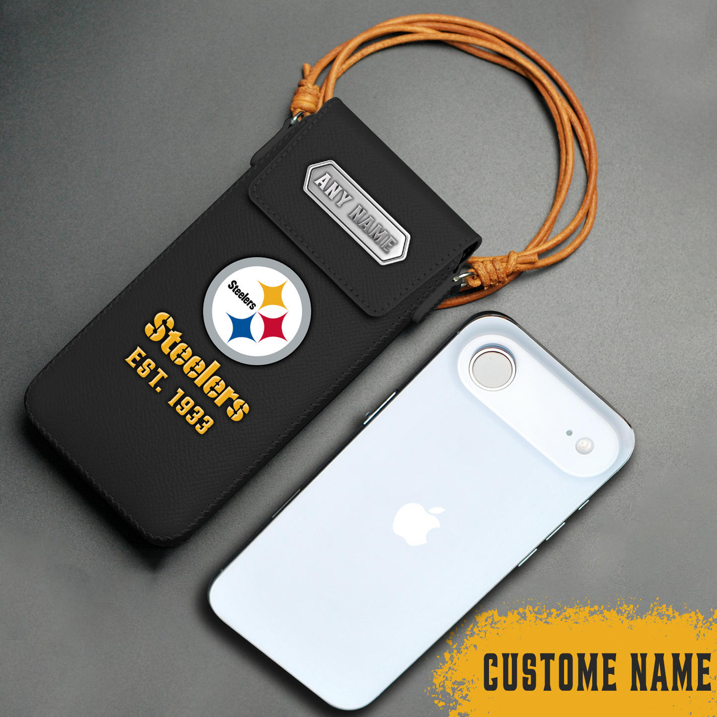 Premium Nappa Leather X NFL PIT Strap Case NDT TDT