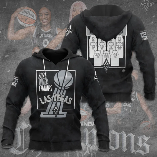 Premium WNBA LVA Champions 2025 Hoodie V18 NMD TTV