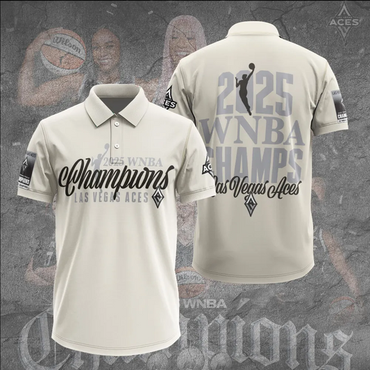 Premium WNBA LVA Champions 2025 Polo V20 NMD TTV