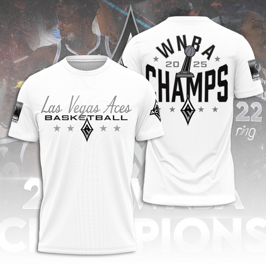 Premium WNBA LVA Champions 2025 T-shirt V11 NMD TTV