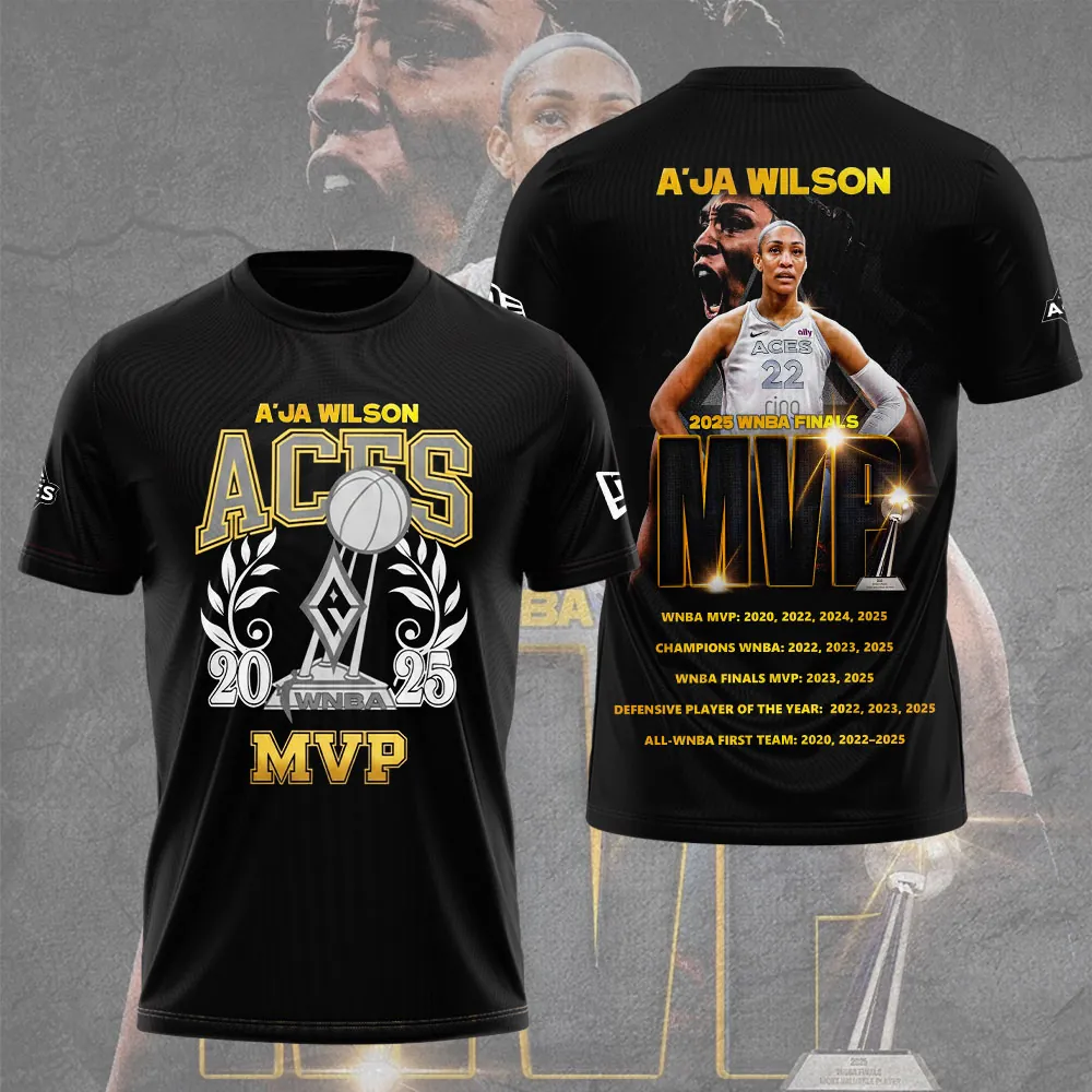 Premium WNBA LVA Champions 2025 T-shirt V9 NMD TTV