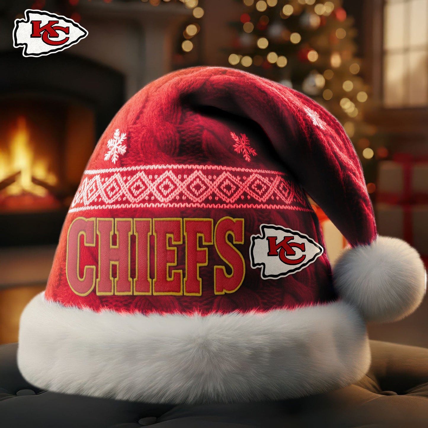 Premium NFL X KCC Santa Hat NDT TDT 2810
