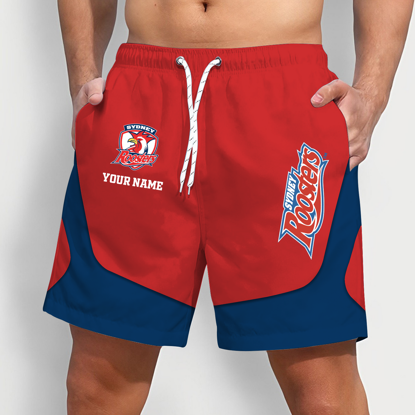 ROO x NRL Team Special Short Pants For Men Custom Name Gifts DATND TANTD