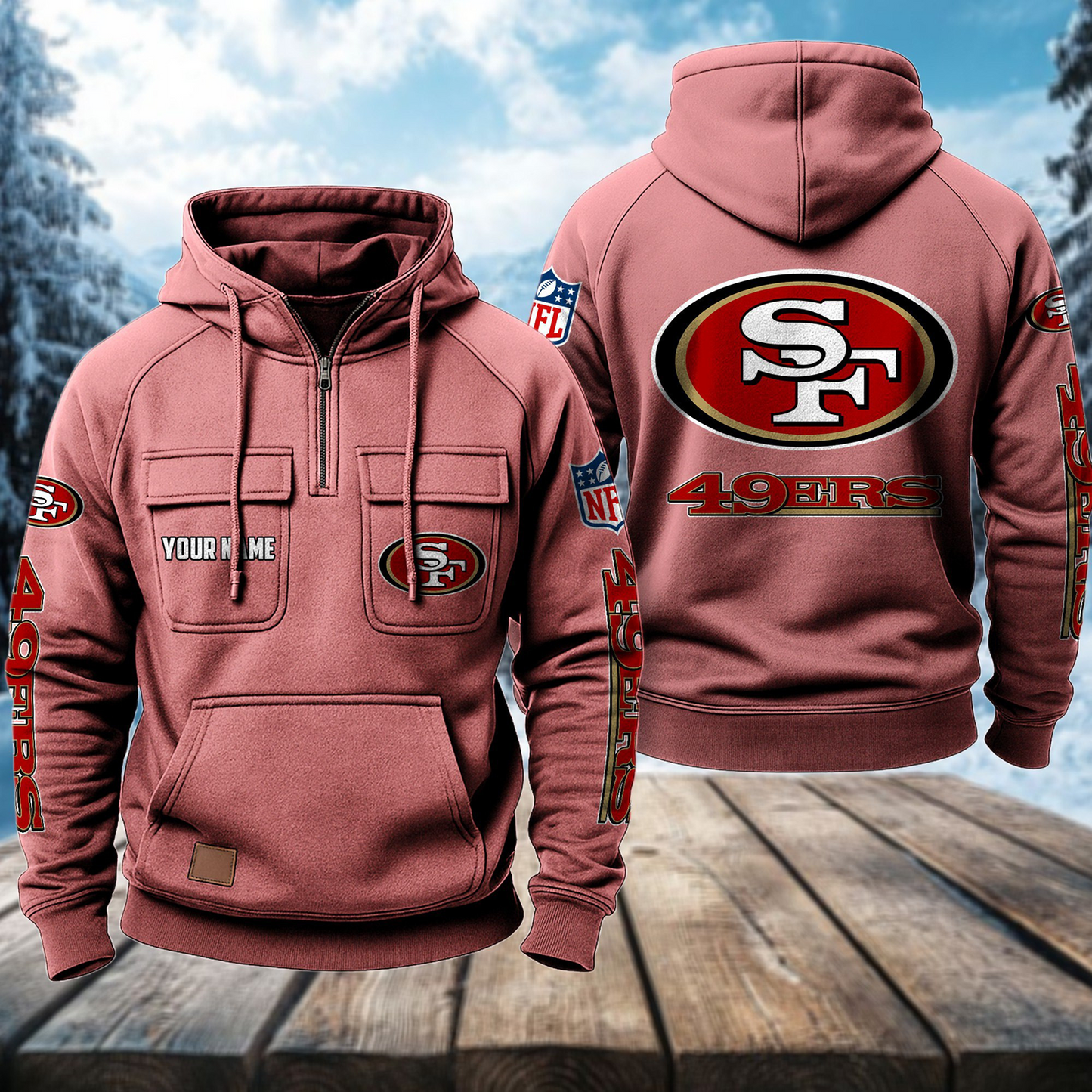 SF x NFL Premium Hoodie DATND TANTD