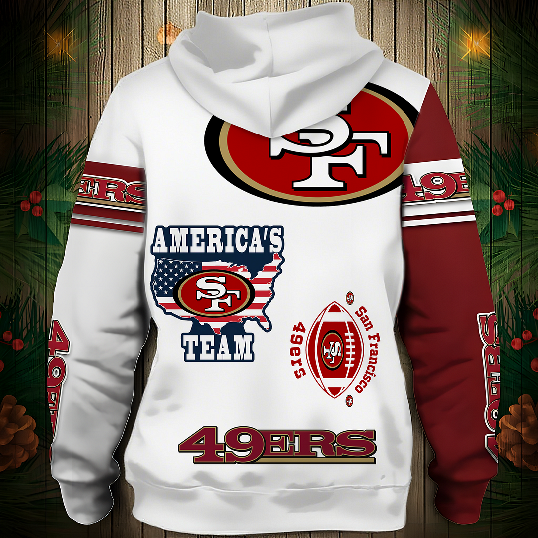 SF49 Premium NFL 3D Graphic Hoodie DDT NTL