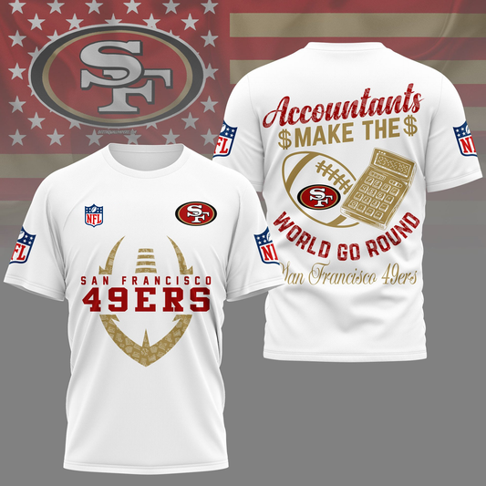 SF49 Premium NFL Accountant Pride Fan 3D Shirt DDT CTND