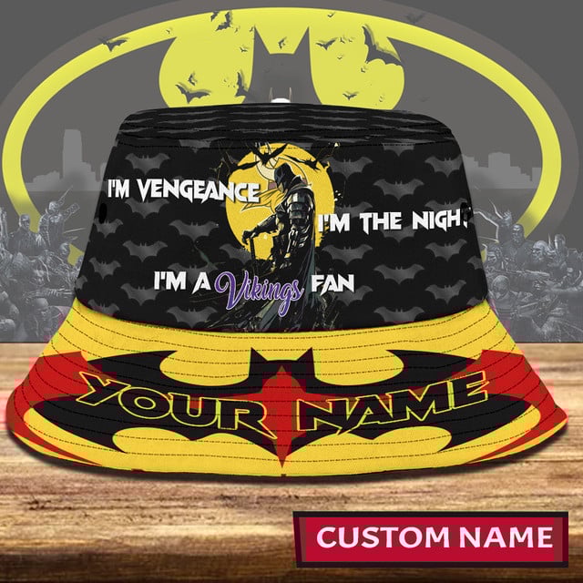 SIGNATURE Bucket Hat NFL x VIK Batman Gift For Fans NDT NHM