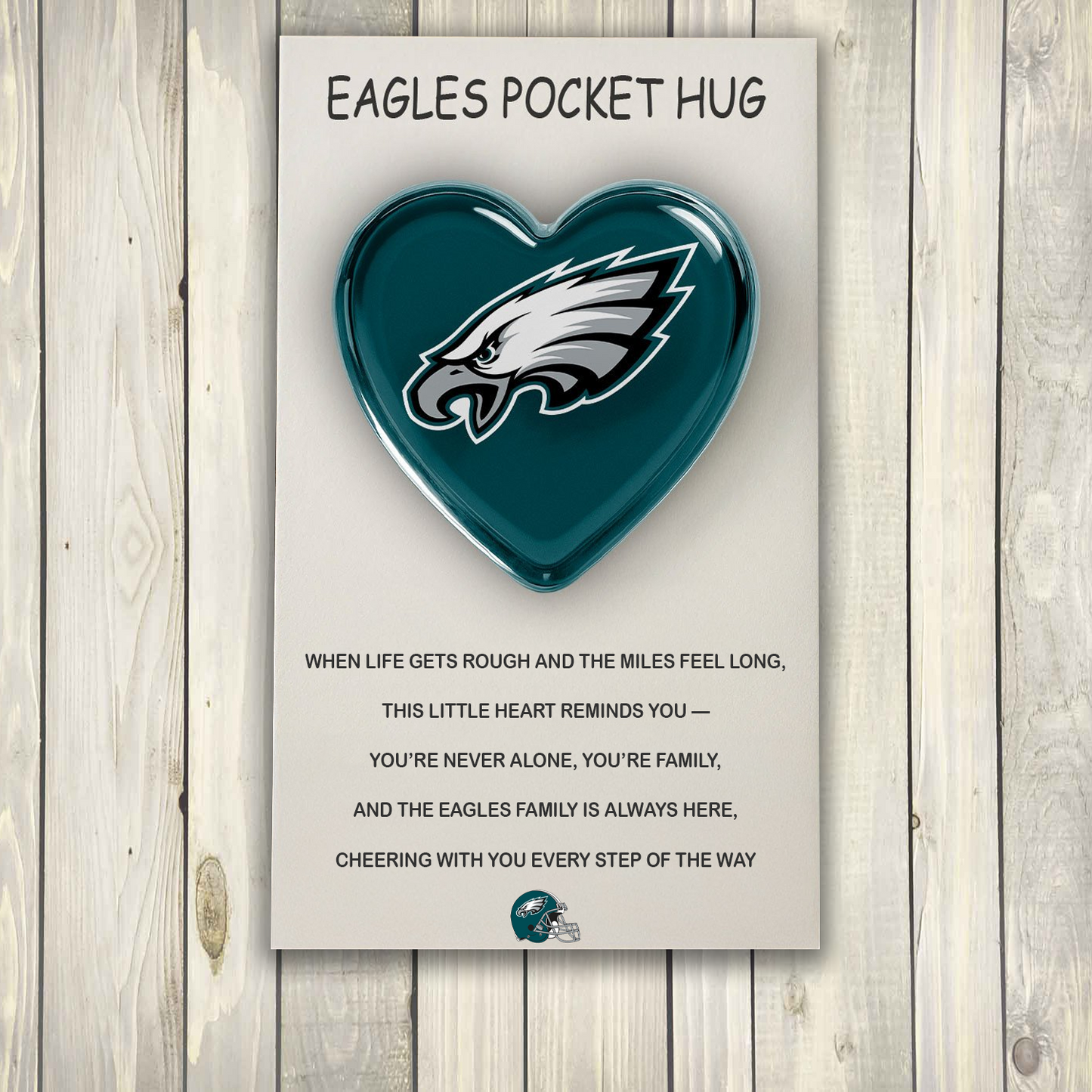 SIGNATURE NFL X PHI POCKET HEART FOR BIG FAN 20 NDT TDT