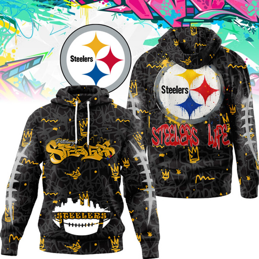 SIGNATURE NFL X  PIT 3D Graphic Hoodie NDT THUONGNH
