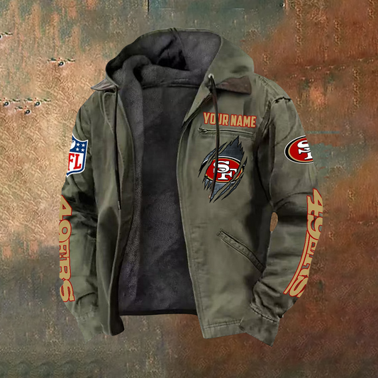 SIGNATURE NFL X SF Hooded Cardigan Jacket NDT TDT 251025