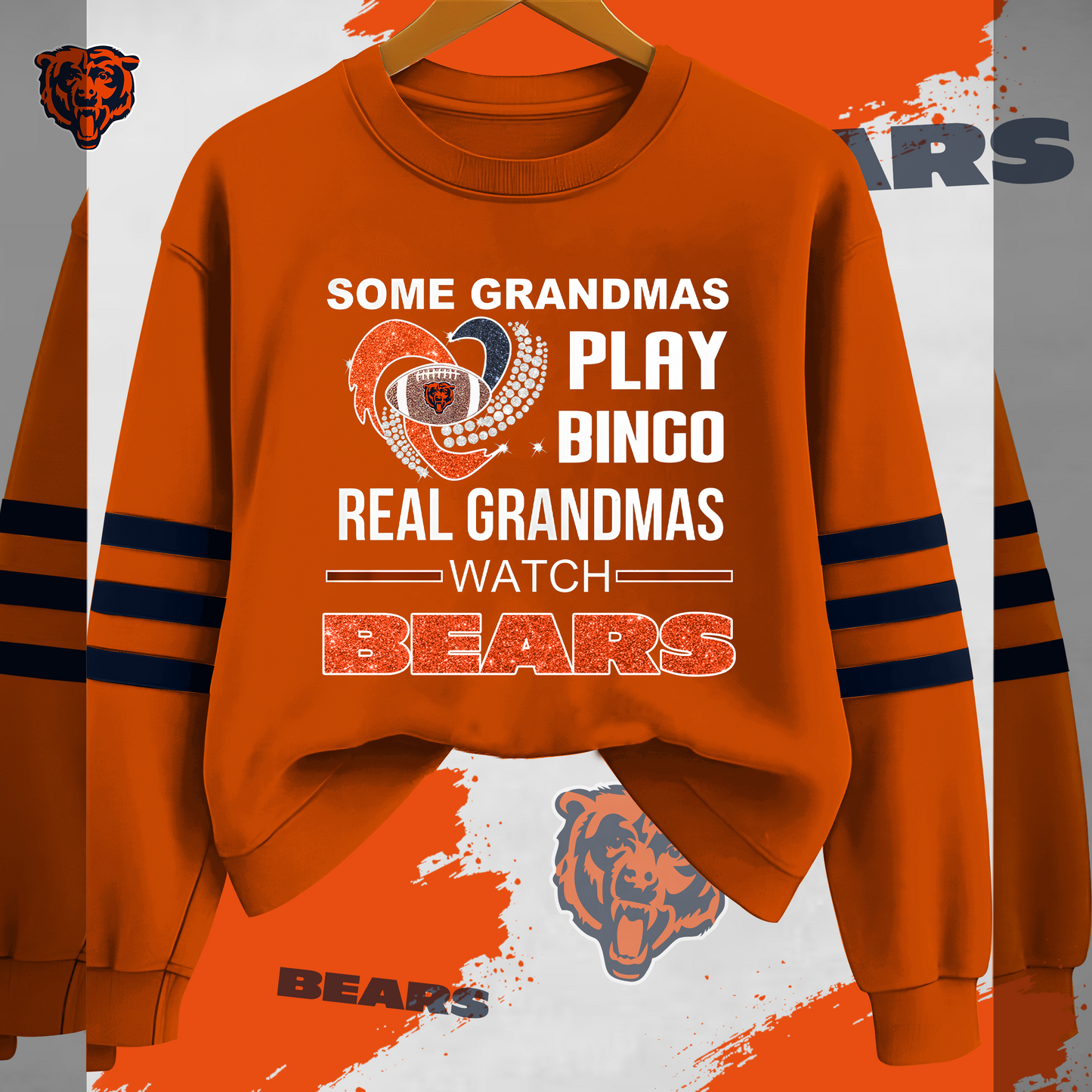 Some Grandmas Play Bingo Real Grandmas Watch CHI Sweatshirt DDT HLPHUONG