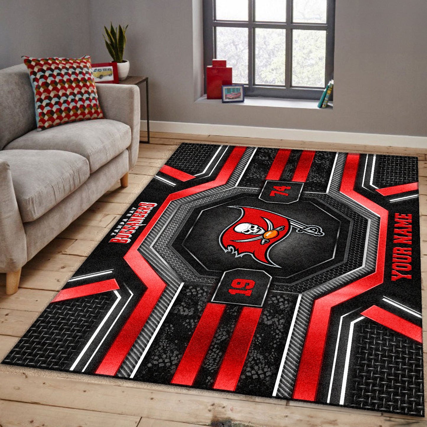 TB x NFL Custom Rug DatND DVT