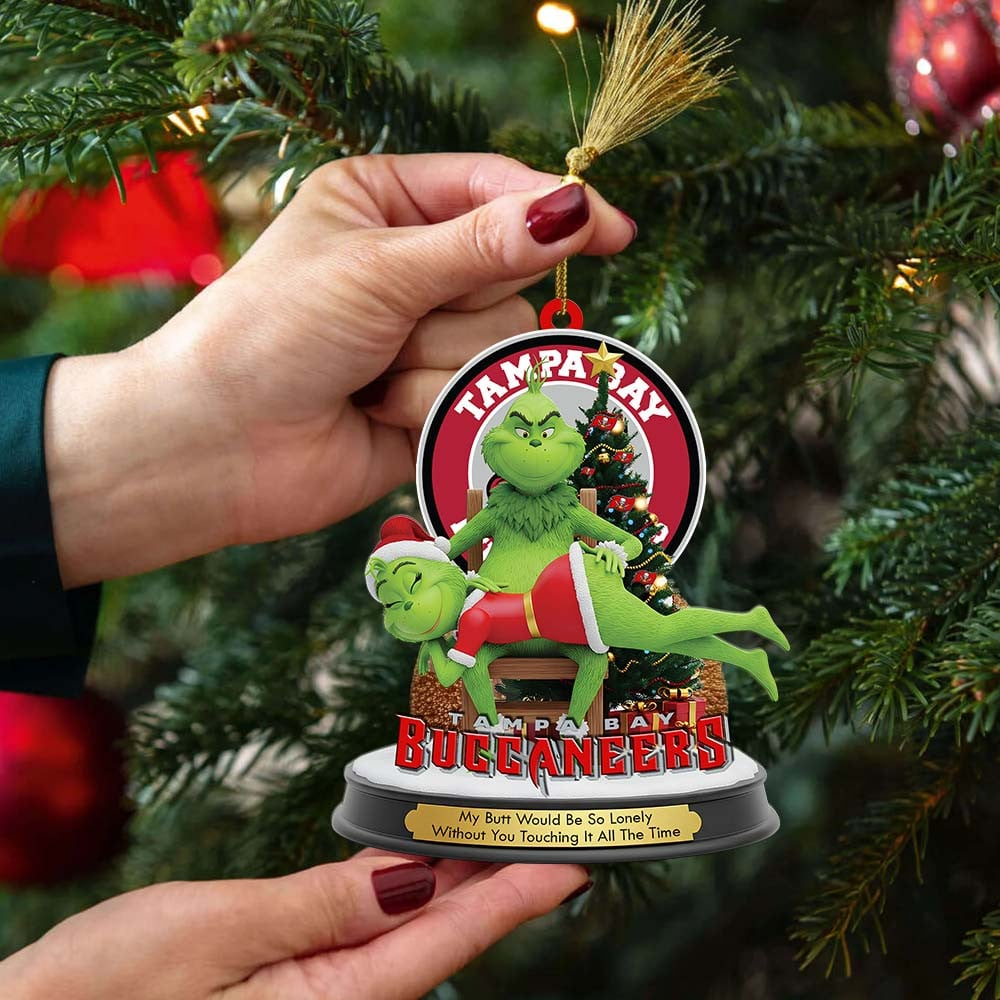 TBB Premium NFL x Grinch Acrylic Ornament DDT NTL