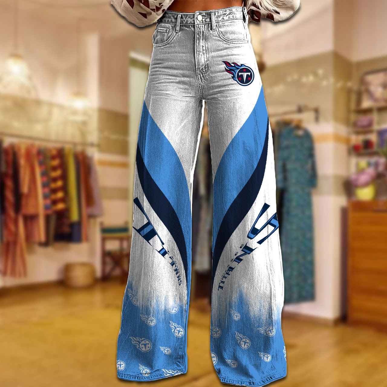 TEN x NFL Women's Casual Wide Leg Pants DATND TANTD 281025