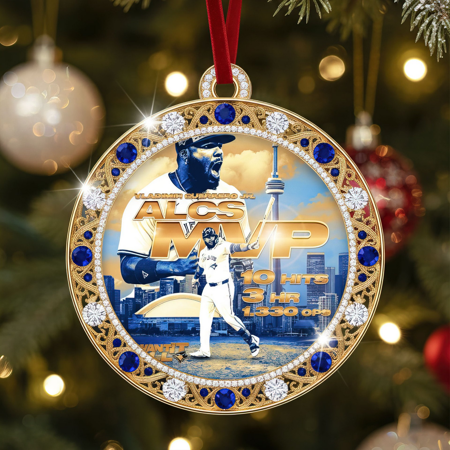 TOR 2025 American League Champions Ornament V8 DatND DVT