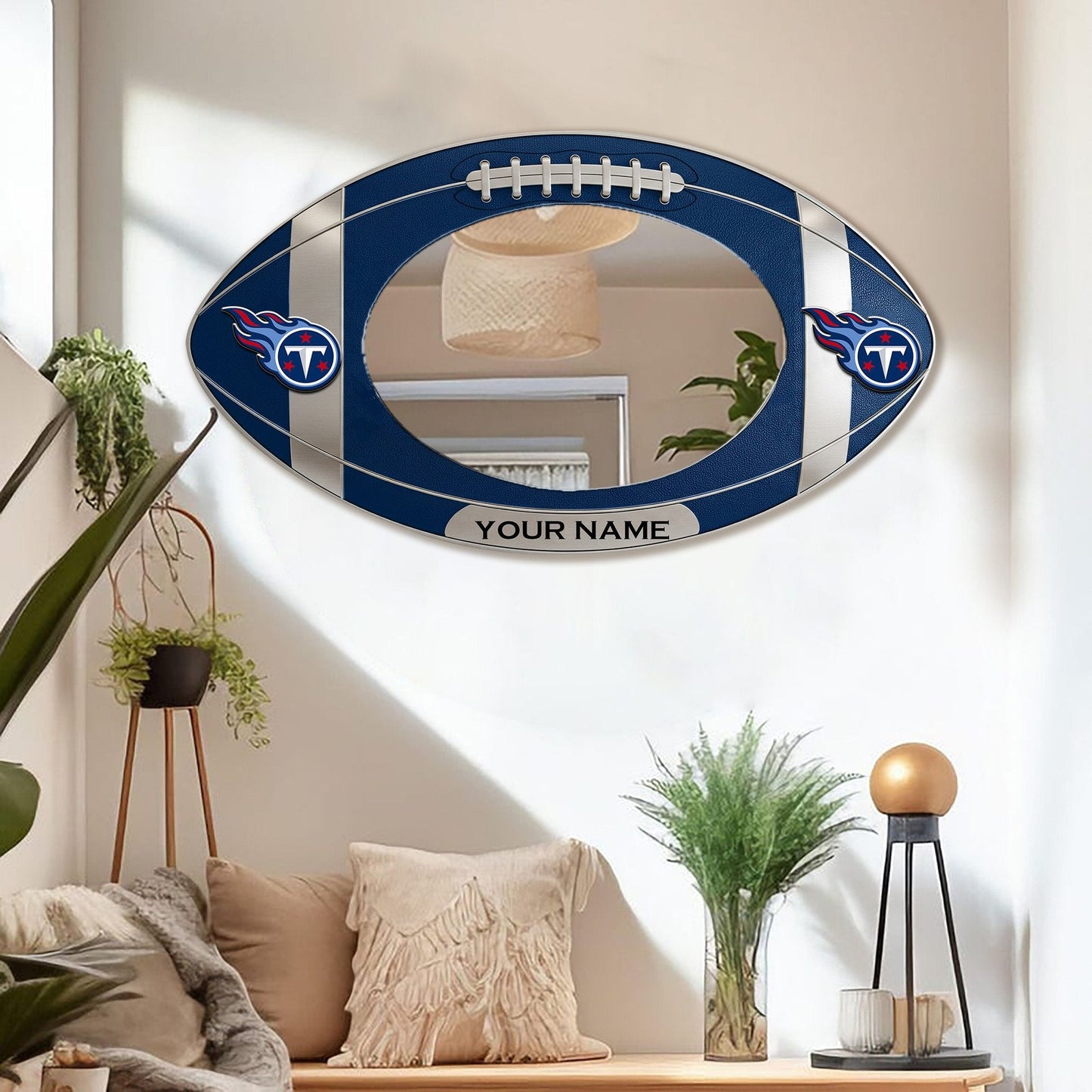 TT Custom NFL Wall Mirror Decor For Fan DDT CTND