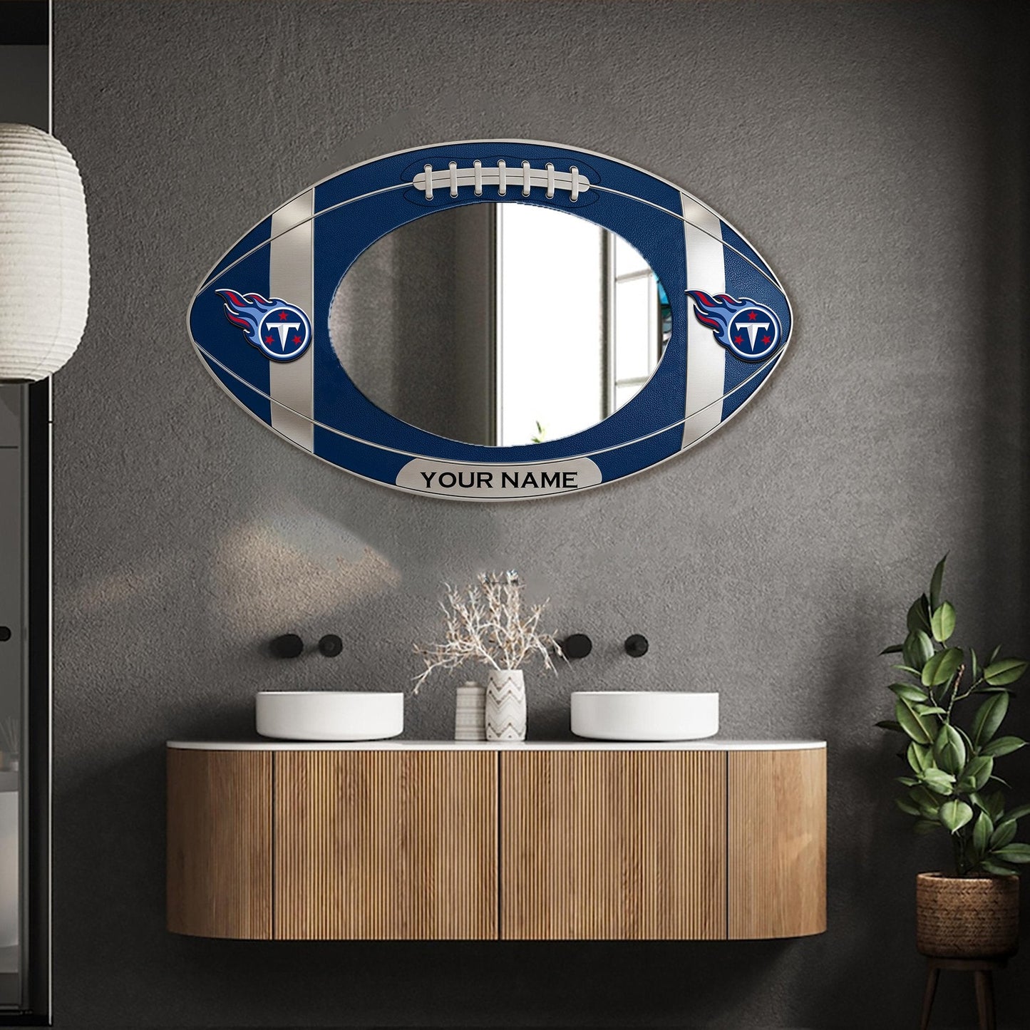 TT Custom NFL Wall Mirror Decor For Fan DDT CTND