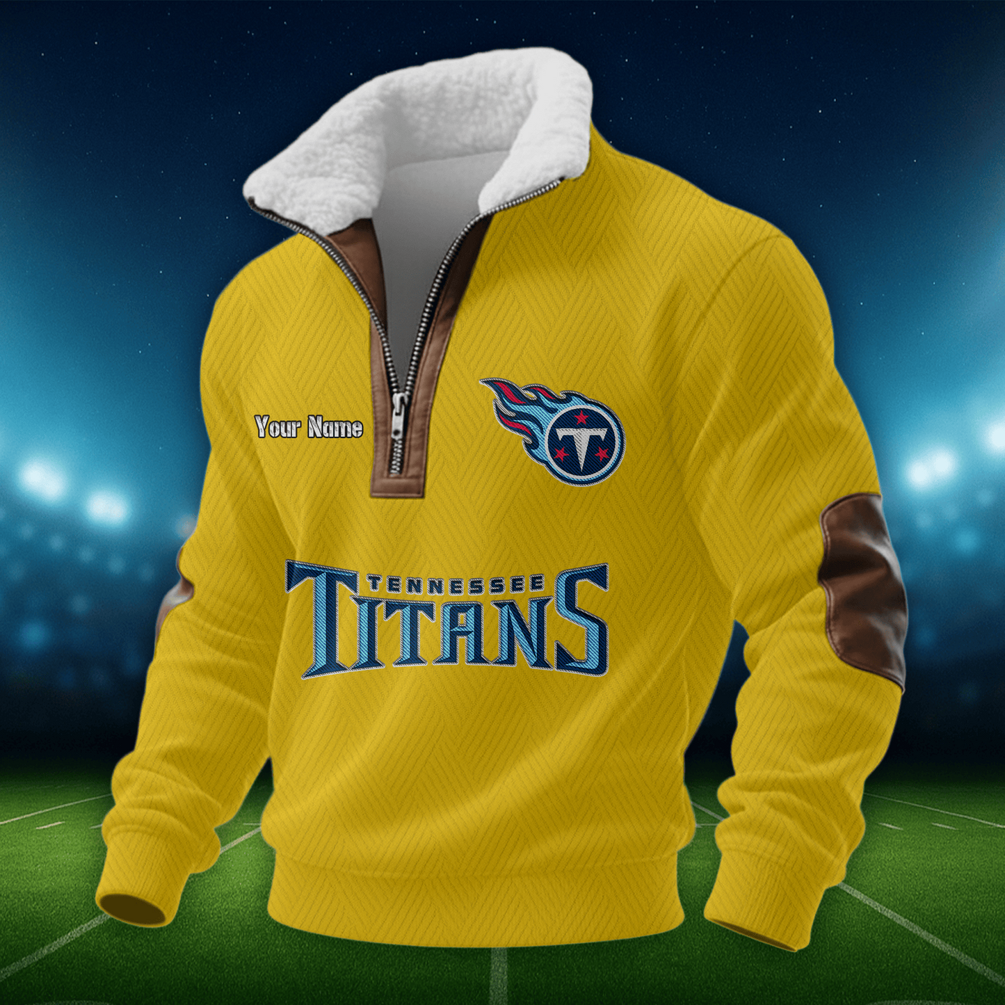 TT NFL Men Fur Collar Sweatshirt DDT CTND