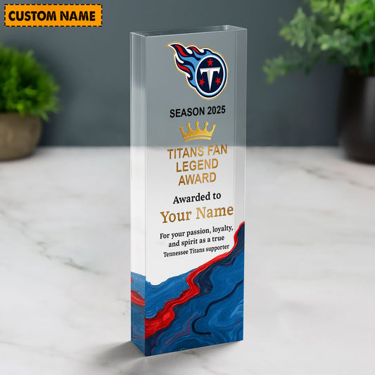 TT NFL Personalized Acrylic Award Plaque Funny Christmas Gift For Family DDT NTL