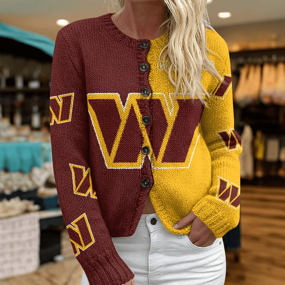 WAS x NFL Cardigan Sweatshirt With Button v1  DatND DVT