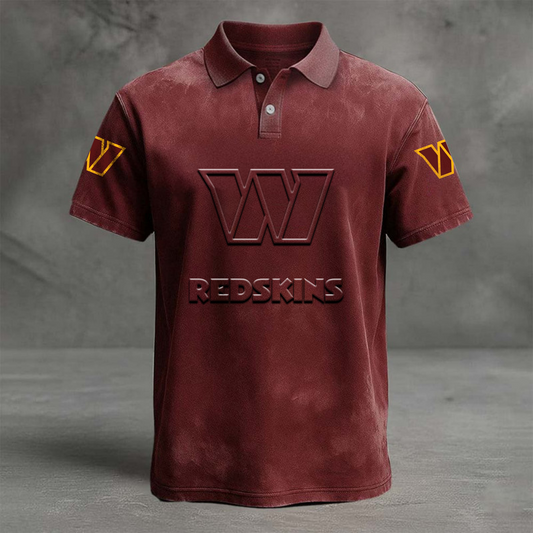 WAS x NFL Embossed Polo Shirt DATND TANTD