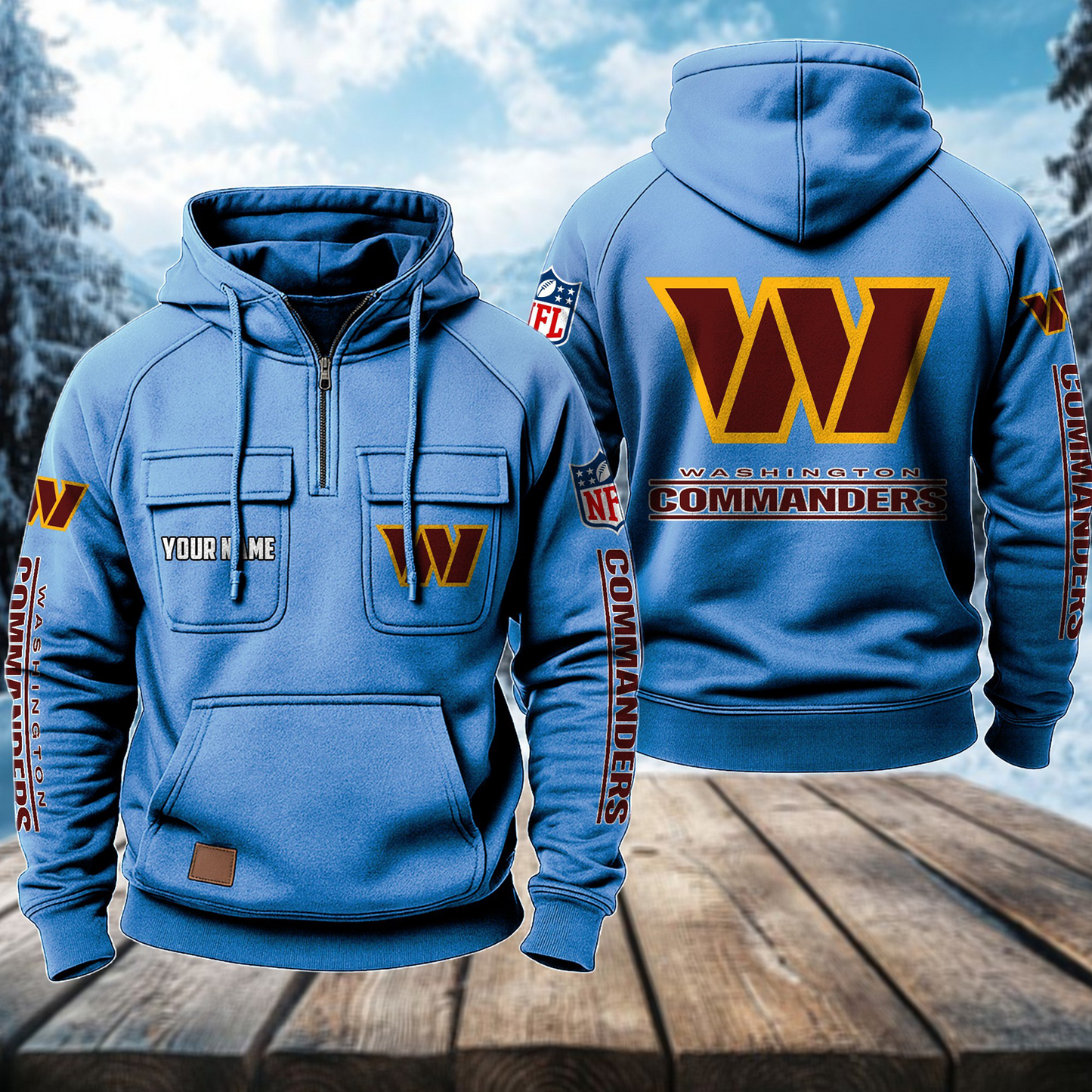 WAS x NFL Premium Hoodie DATND TANTD
