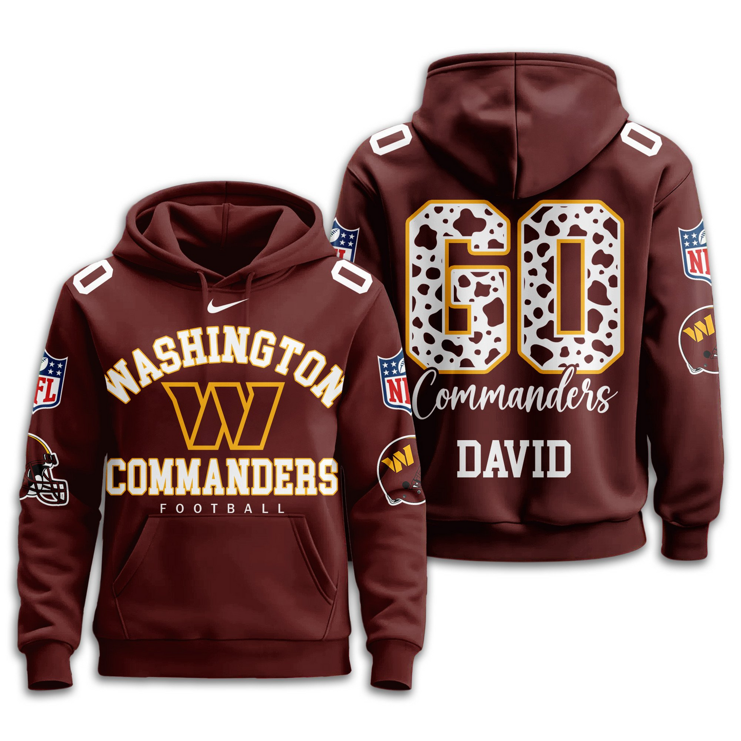 WC Premium NFL Custom Game Day Hoodie DDT NTL