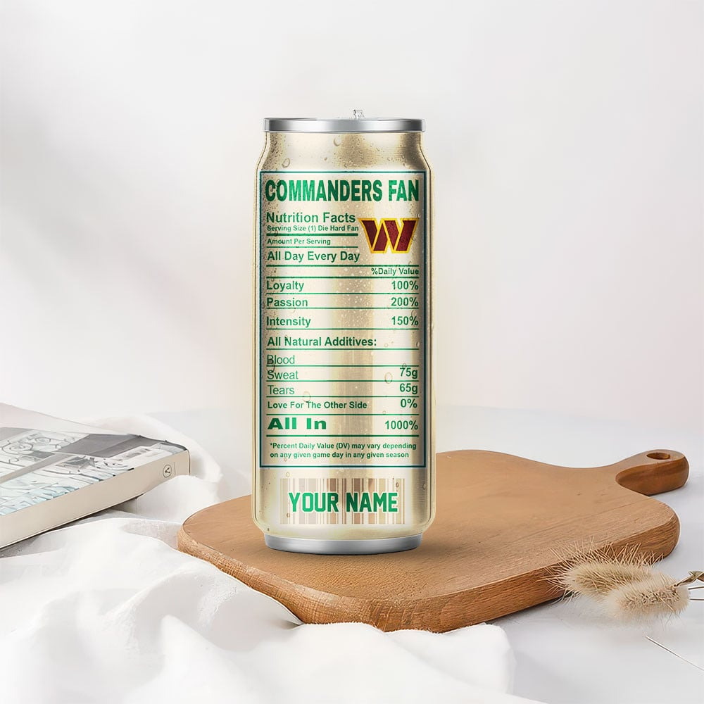 WC Premium NFL Starbucks Energy Can Tumbler DDT  NTL